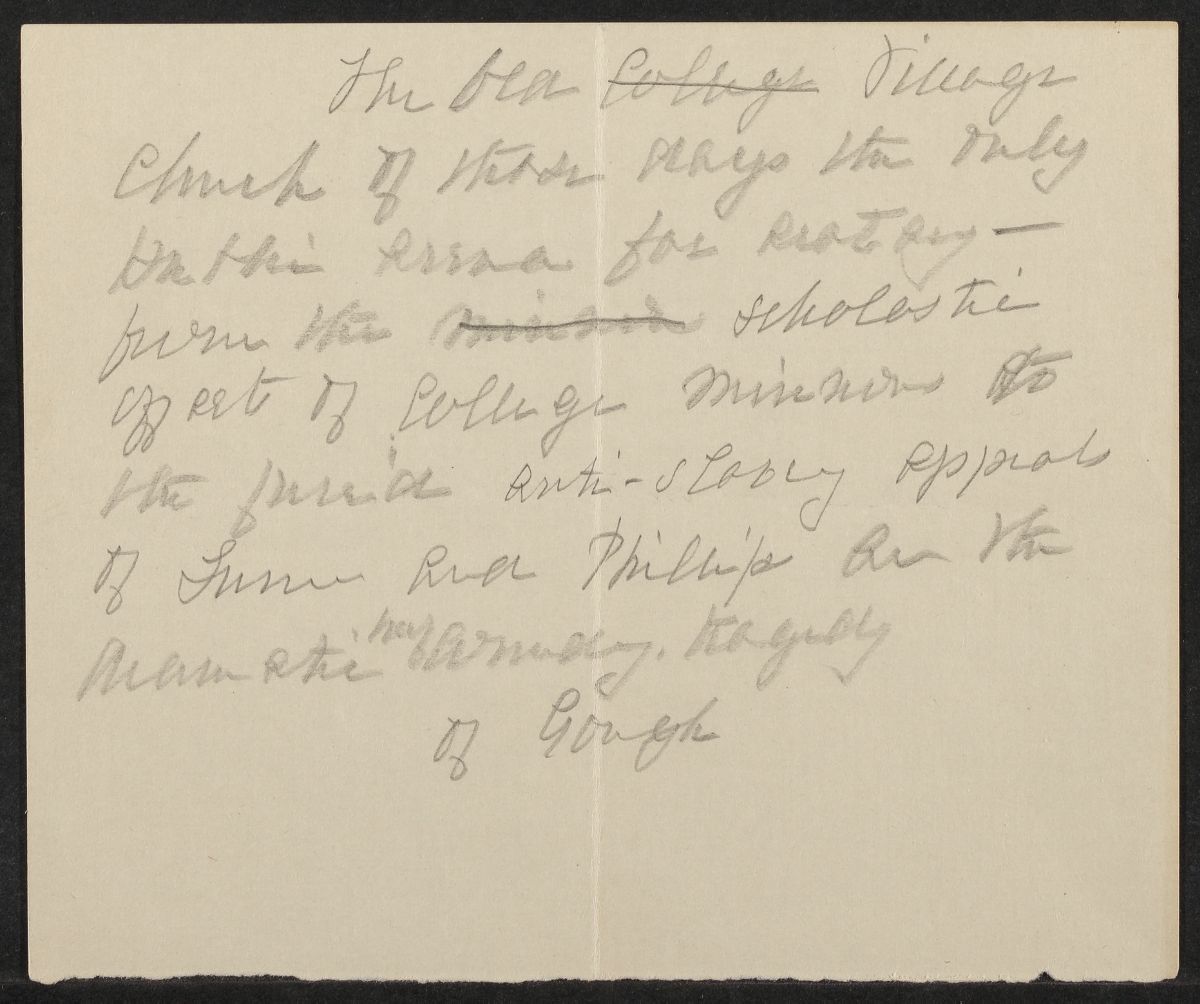 church as arena Dickinson Electronic Archives